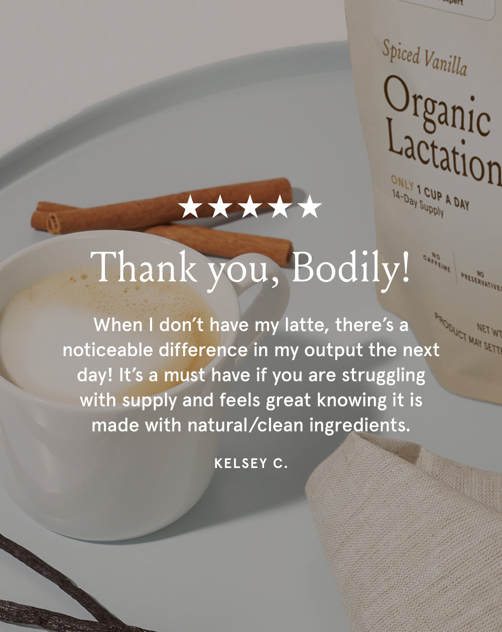 Organic Lactation Latte: Single