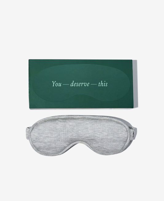 It’s made with our bestselling certified fabric, which is incredibly soft and gentle on the delicate skin around your eyes. Our fabrics are made to the OEKO-TEX 100 safety standard which tests against a list of over 1000 harmful substances.