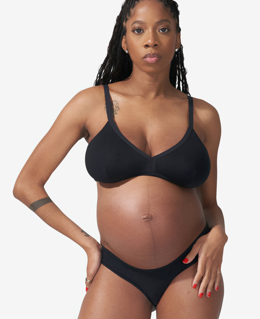Designed to look just as great when you're not pregnant as when you are. Shown in Black/Clay.