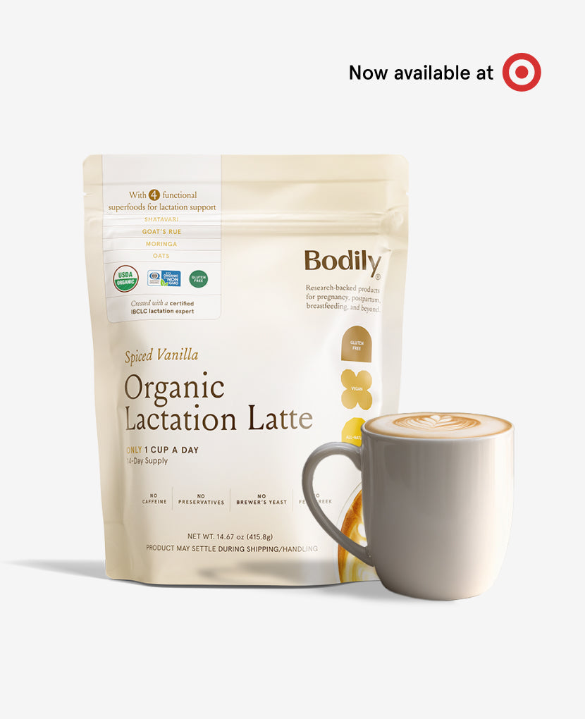 Shown in Spiced Vanilla.