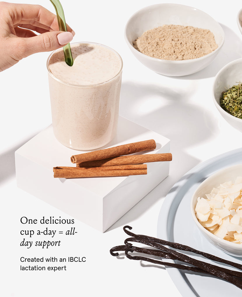 Shown in Spiced Vanilla.