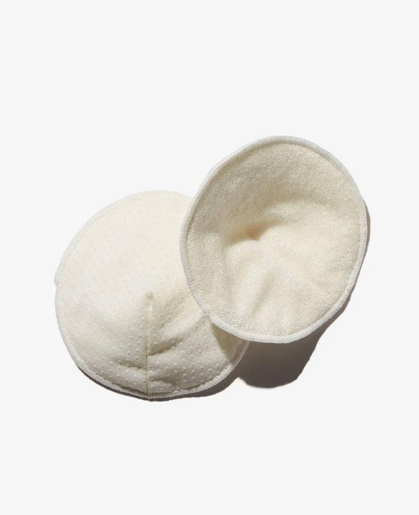 Reusable and slip-resistant nursing pads are ultra-absorbent for day or overnight leak protection.