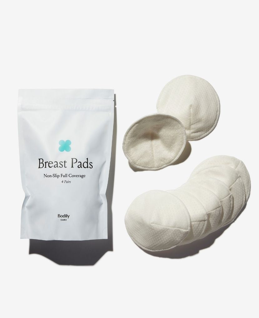 Reusable and washable with four pairs of Full Coverage Breast Pads per package for max absorption when you need it most.