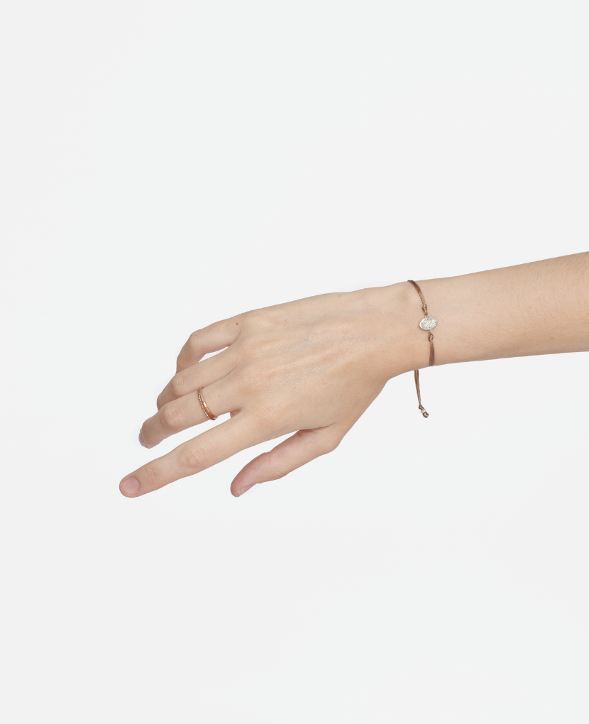 Easily adjustable and suitable for everyday wear. Shown in Small, Large, O/S.
