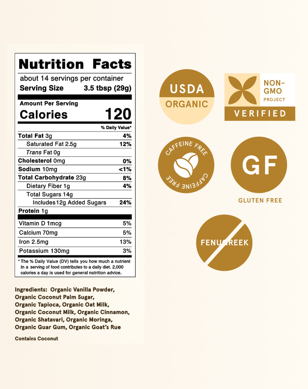 Organic Lactation Latte: 3-Pack • Save 20%