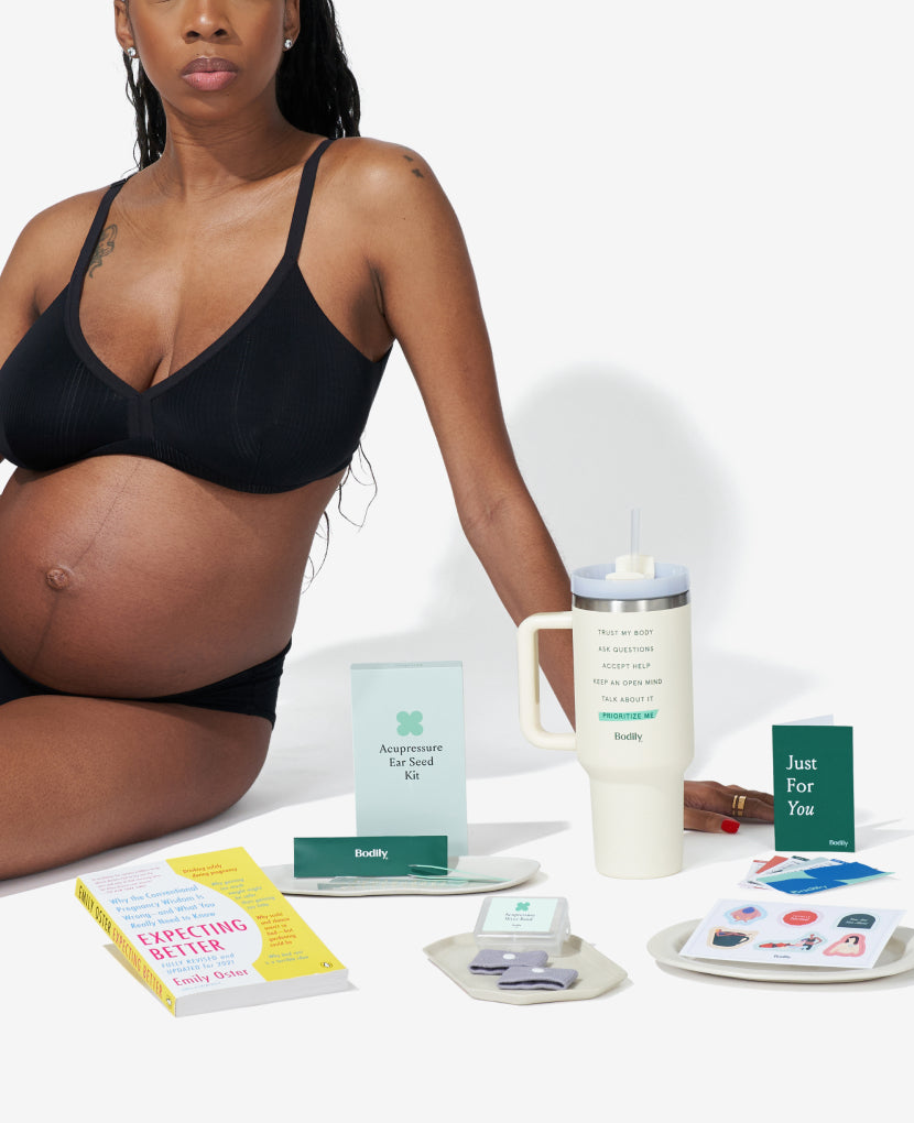Pregnancy is amazing, but it can also be overwhelming with all the advice and information out there. This complete kit cuts through the noise to give you the answers and research-backed essentials you really need.