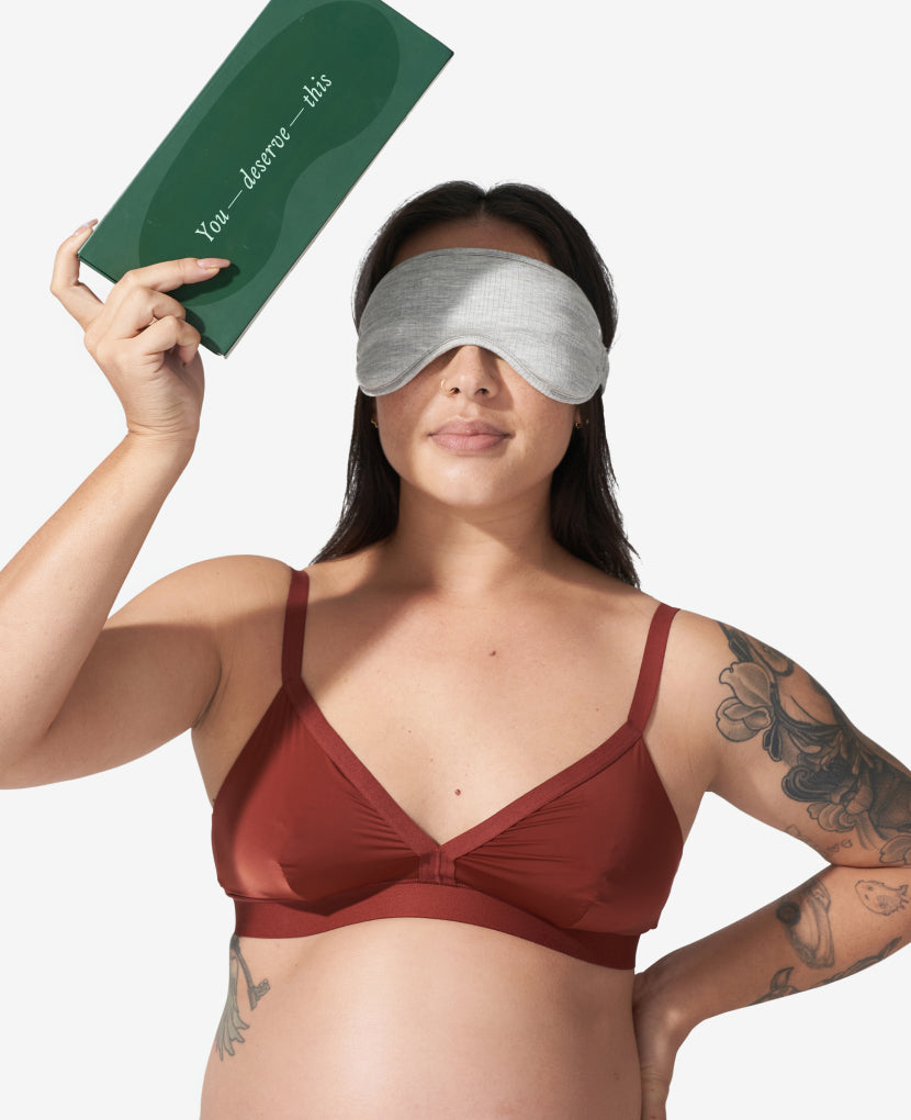  Perfect for you, or as a gift. This eye mask helps you get deeper sleep from pregnancy to postpartum and beyond.