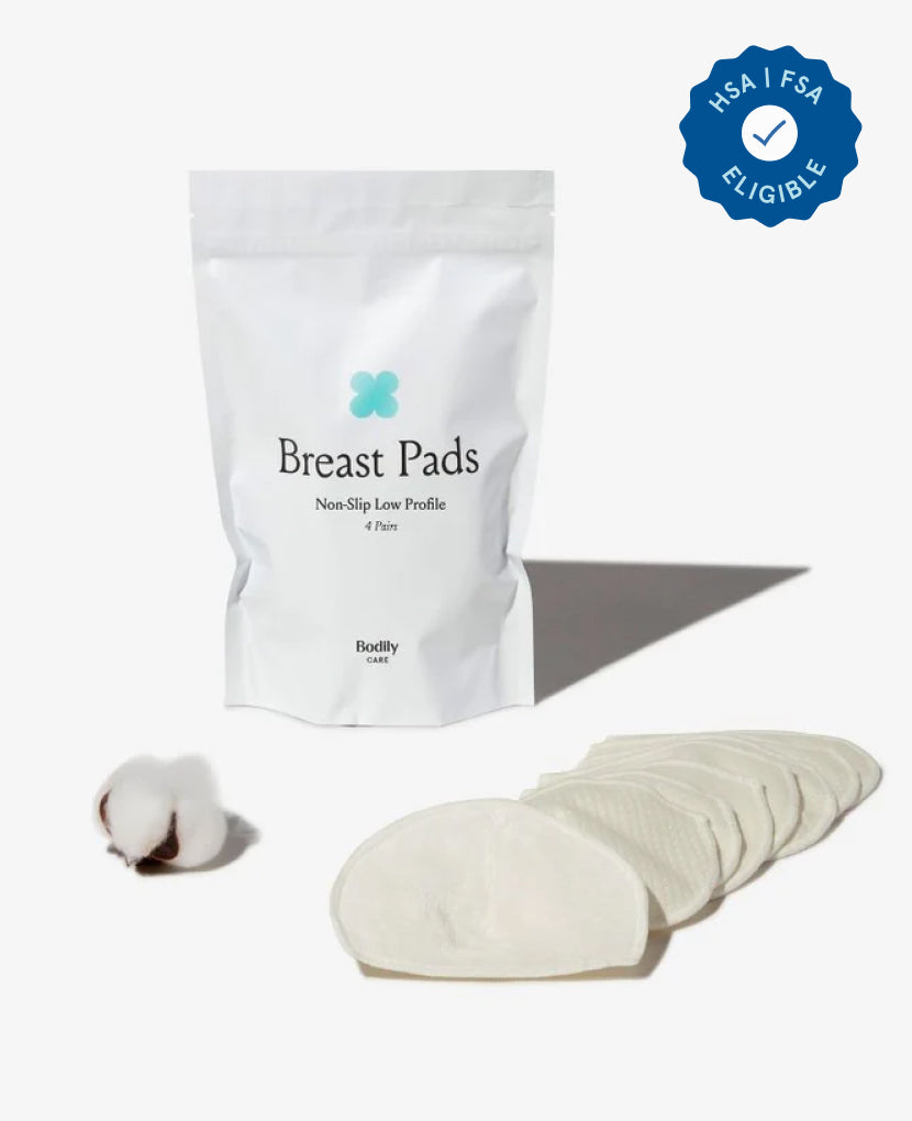 Made of organic and eco-friendly bamboo-velvet, our Non-Slip Low Profile Breast Pads are super-soft and soothe sensitive or sore nipples while absorbing light leaks. 