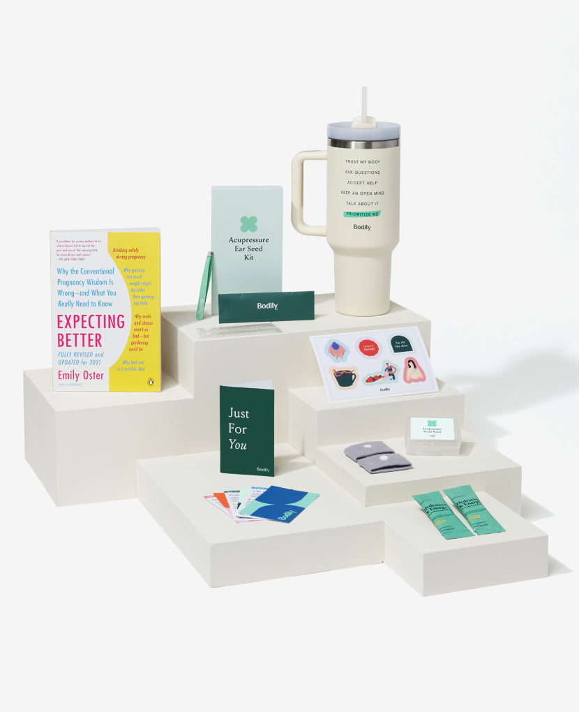 This research-backed kit provides the essentials to help through the 1st and 2nd trimesters. From morning sickness to hydration, we help you navigate pregnancy with confidence.