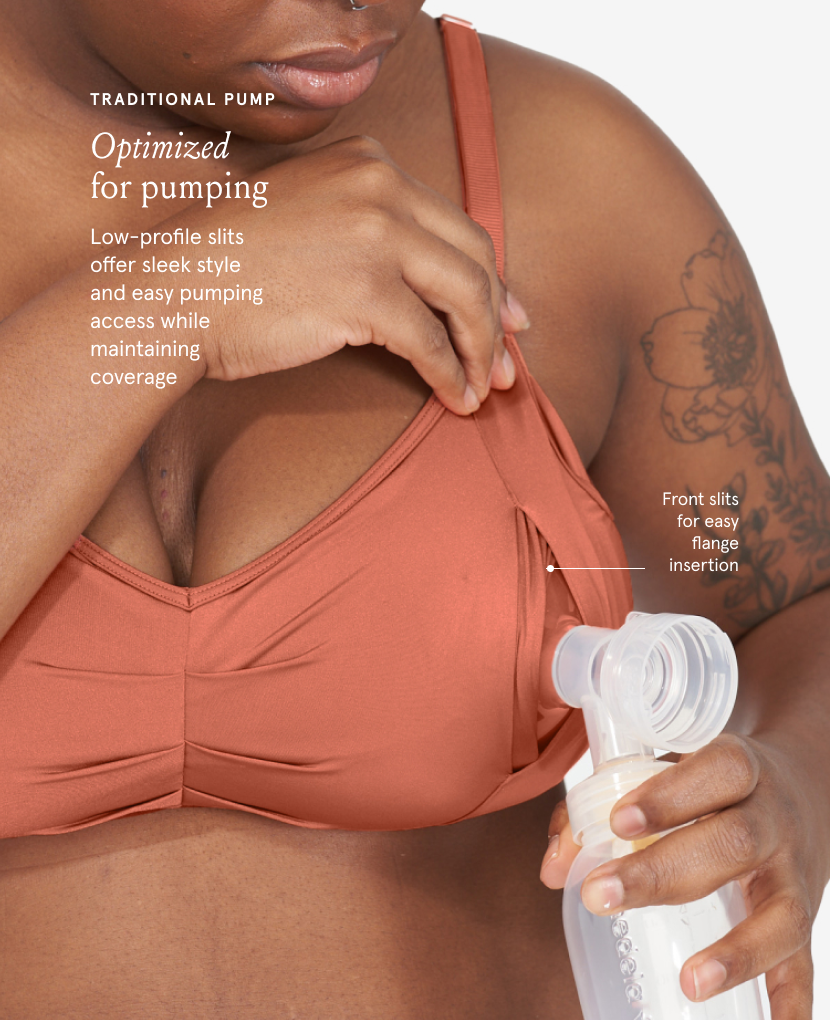 Bodily - Nursing, Pumping, Maternity Bra - Hands-Free and Wearable Pump  Compatible - S-3X