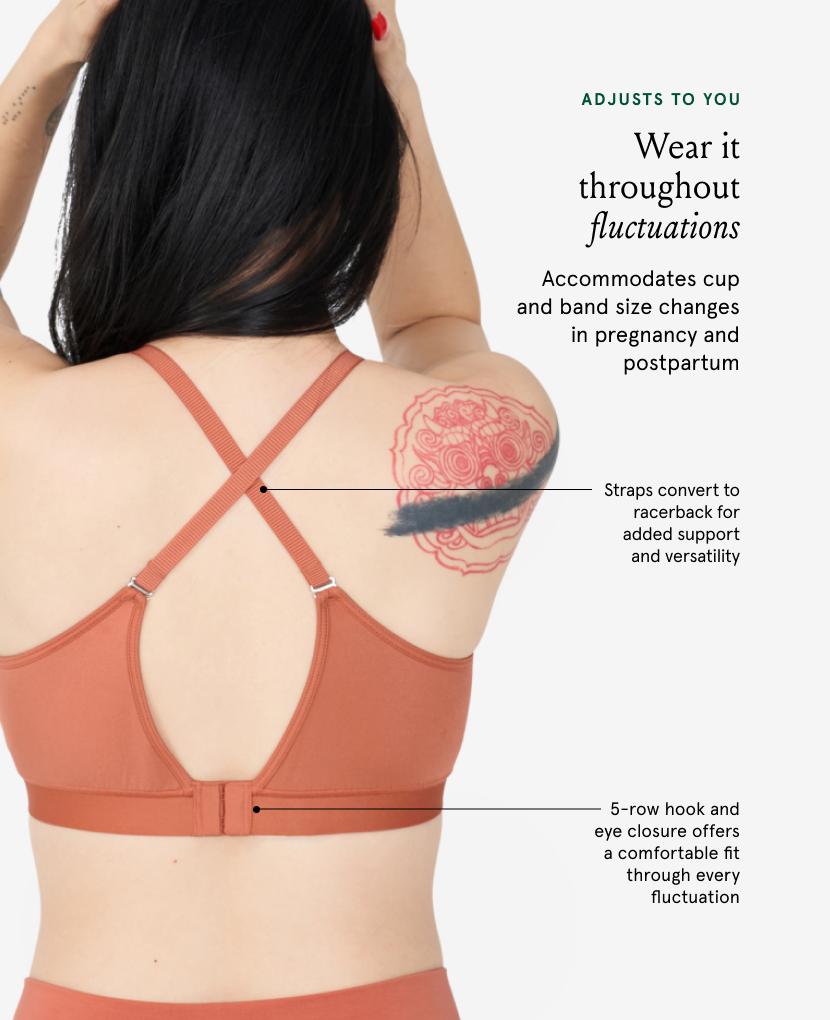 Woman shows how to turn any bra into a backless one with support