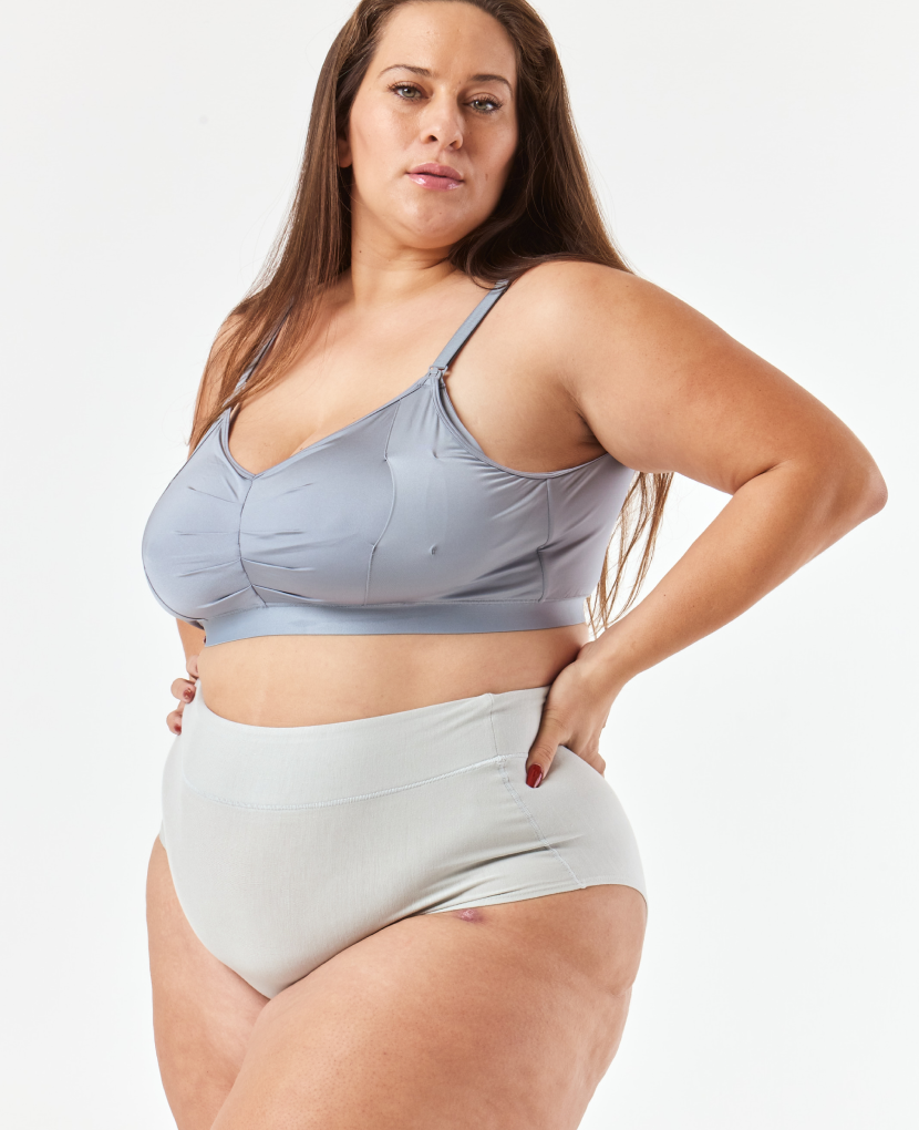 The Do Anything Bra: Nursing and Pumping Bra | Black | Plus Size