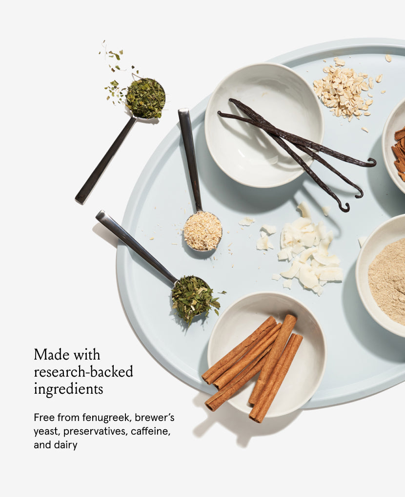 Shown in Spiced Vanilla.