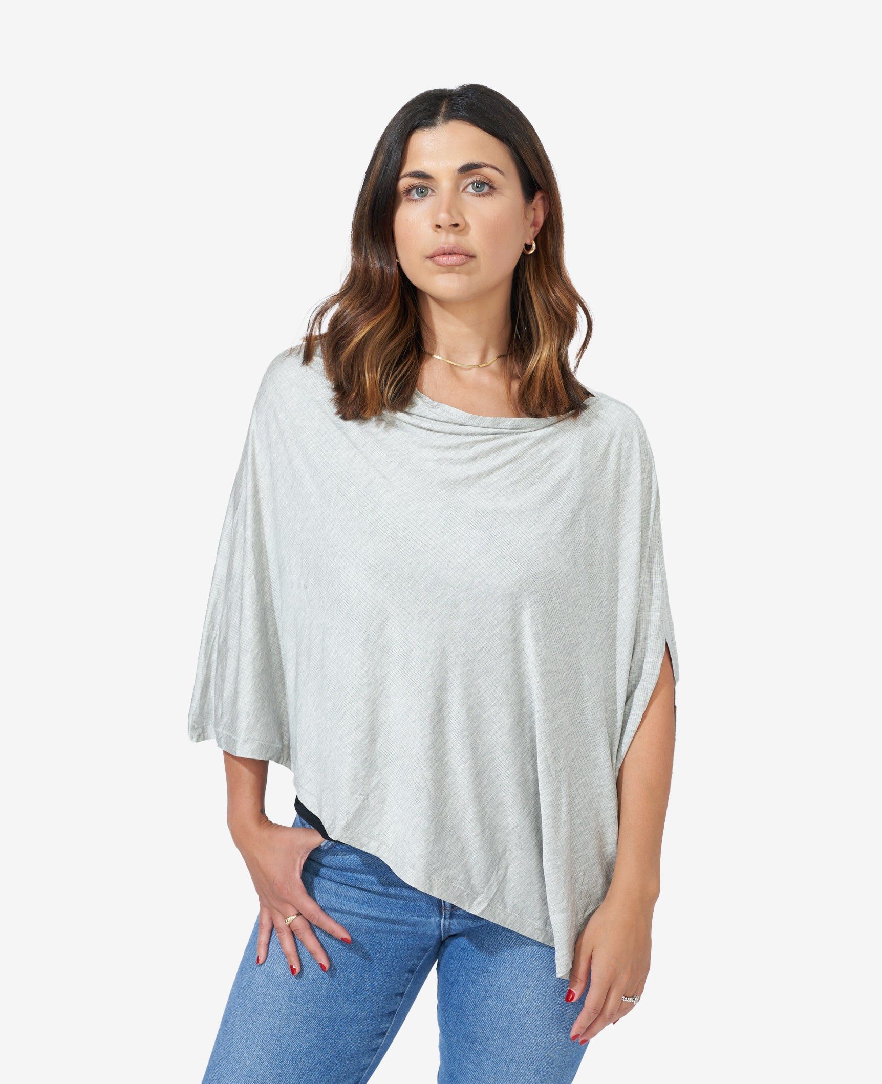Adds instant polish through every stage, from pregnancy through postpartum. Shown in Grey Marl.