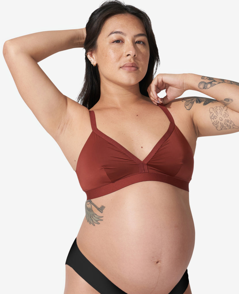 Breastfeeding bra without bamboo fiber band in cup C - ΜΑΣΚΩΤ Underwear