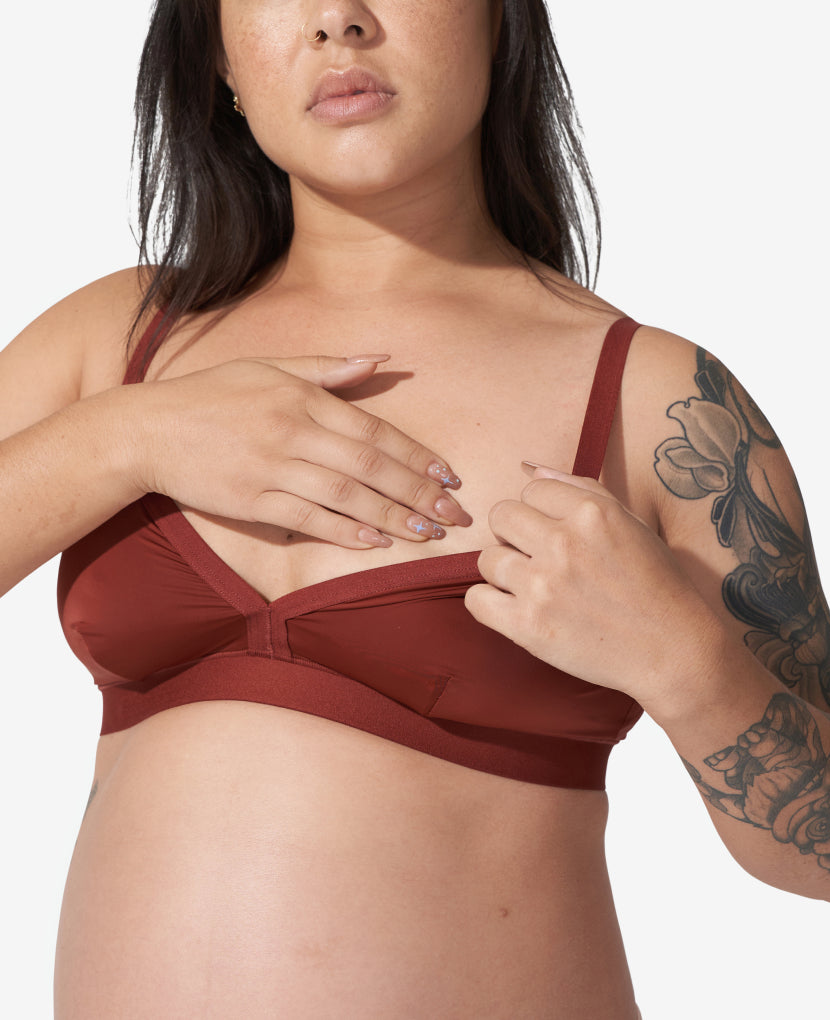 The So Easy Bra Comfortable Sleek and Soft Pull Down Nursing