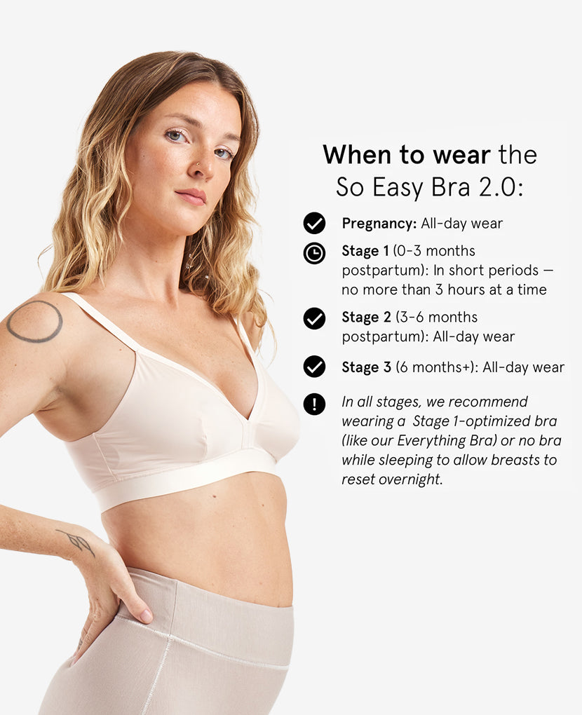 Wearing bra while breastfeeding 2025