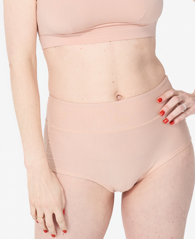 Bodily All-In Panty for Postpartum & C-Section Underwear Clay / Small