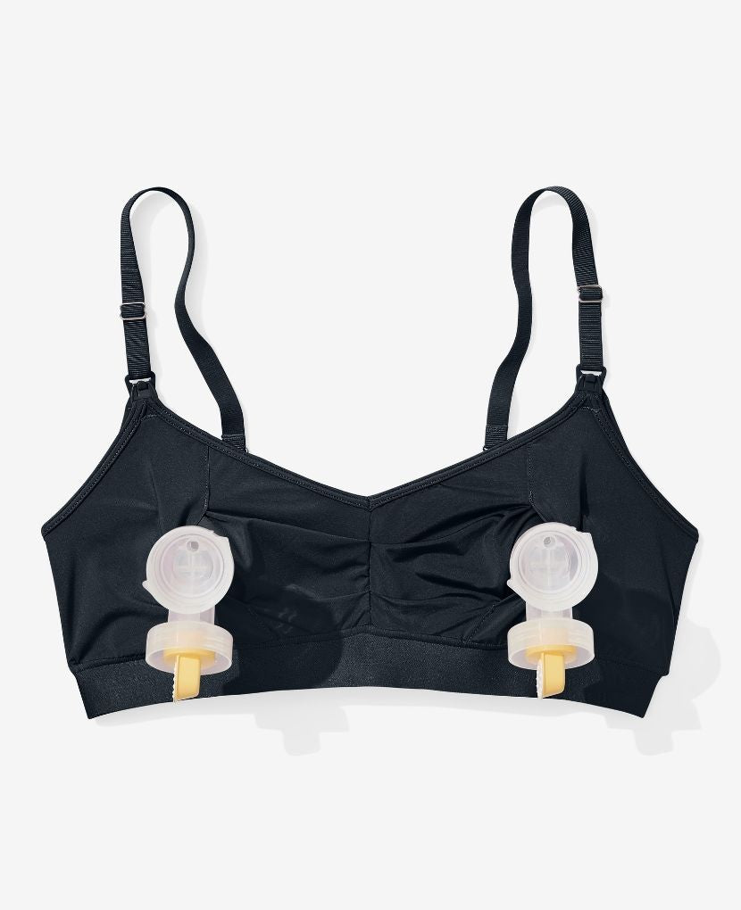 Named Best Nursing and Pumping Bra by Babylist and named Best Pumping Bra by The Bump