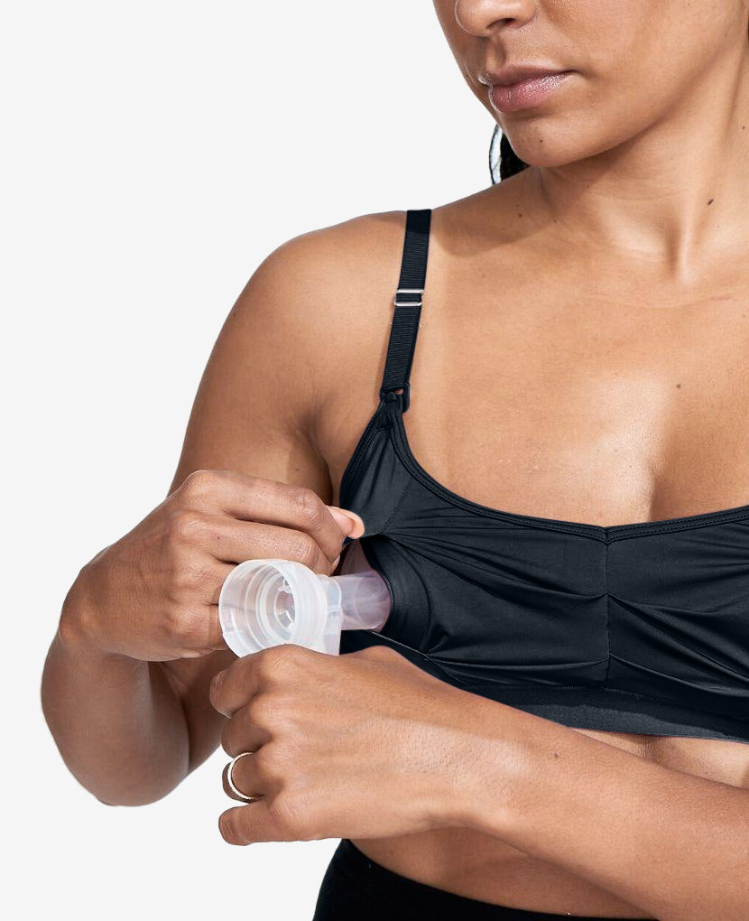 Is a new pumping bra not in the budget right now? Here's a hack that can  turn your nursing bra into a pumping bra in seconds! @shann0