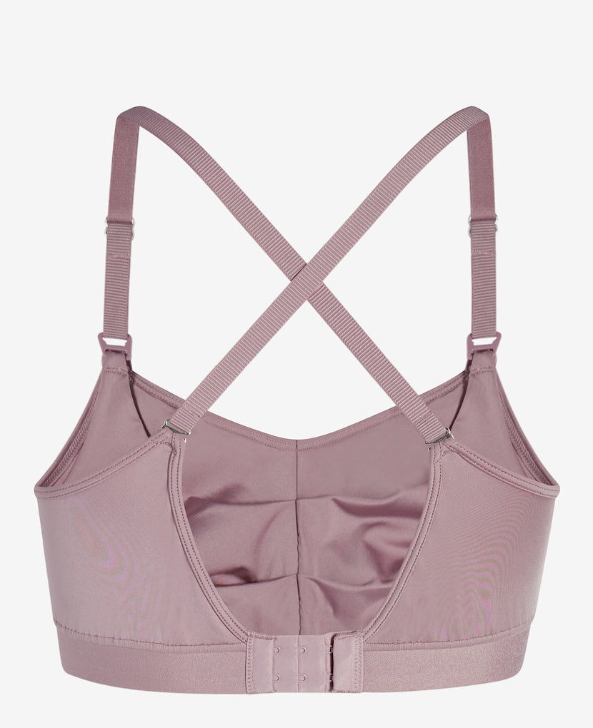 The Do Anything in Dusk straps convert to racerback if additional support is desired.